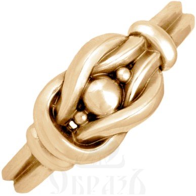 кольцо «узел любви» золото 585 пробы красное (арт. 208.331-1)
